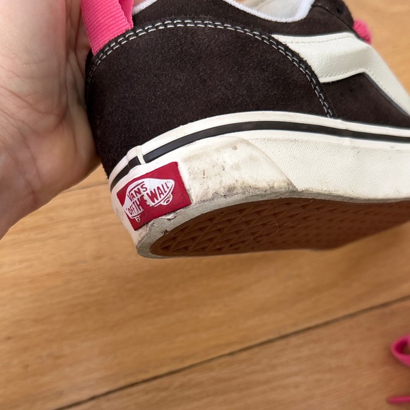 Vans Knu Skool Retro Color Brown/True White Sneakers - Picture 5 of 9